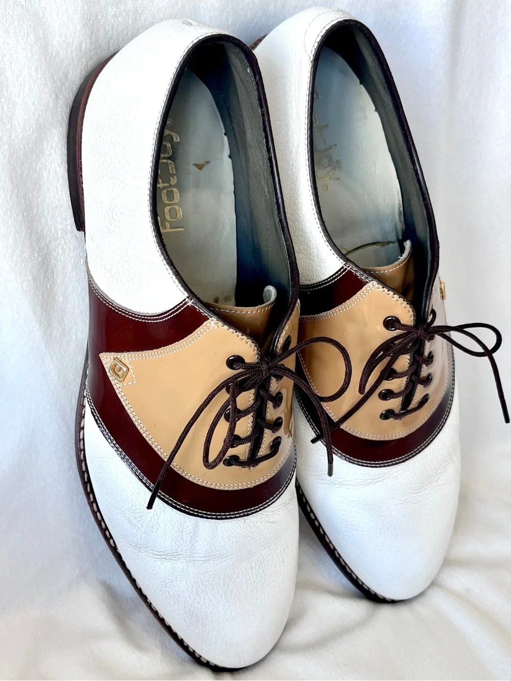Vintage El Toro / Footjoy Handmade Leather Saddle Charro Dress Shoes Men's 9.5M